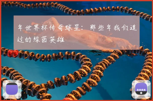 年世界杯传奇球星：那些年我们追过的绿茵英雄